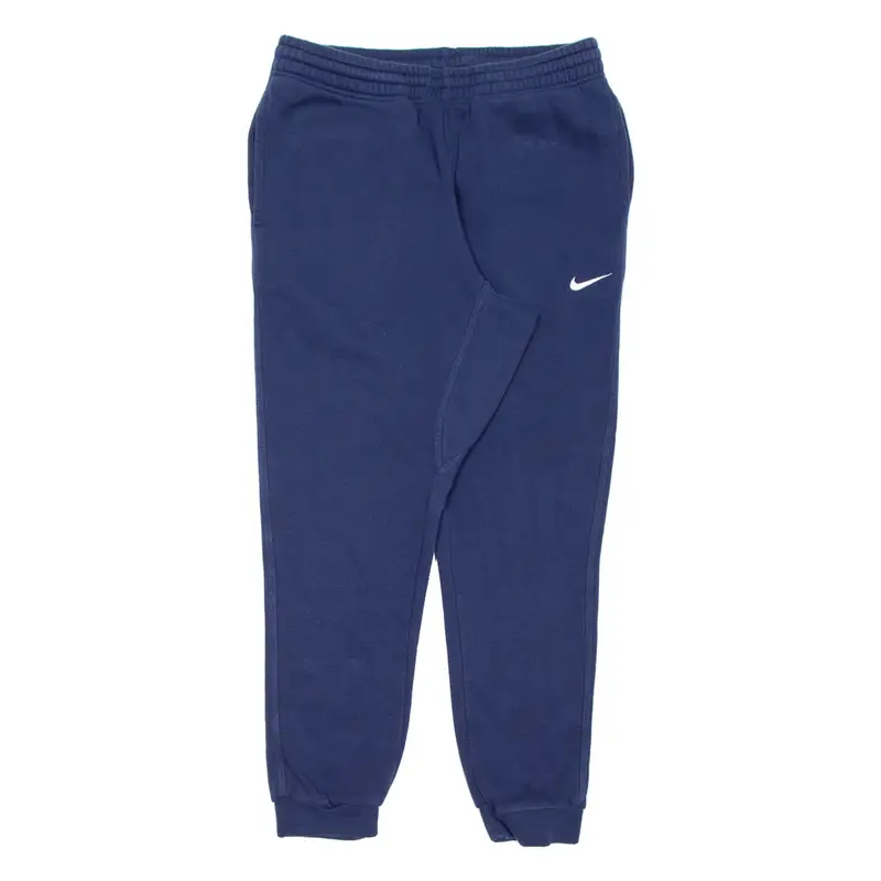 NIKE Mens Joggers Blue Tapered L W31 L28