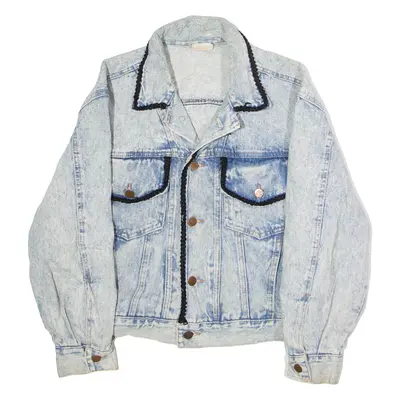 BONGO Womens Denim Jacket Blue 90s S