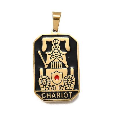 Tarot 304 Stainless Steel Enamel Pendants
