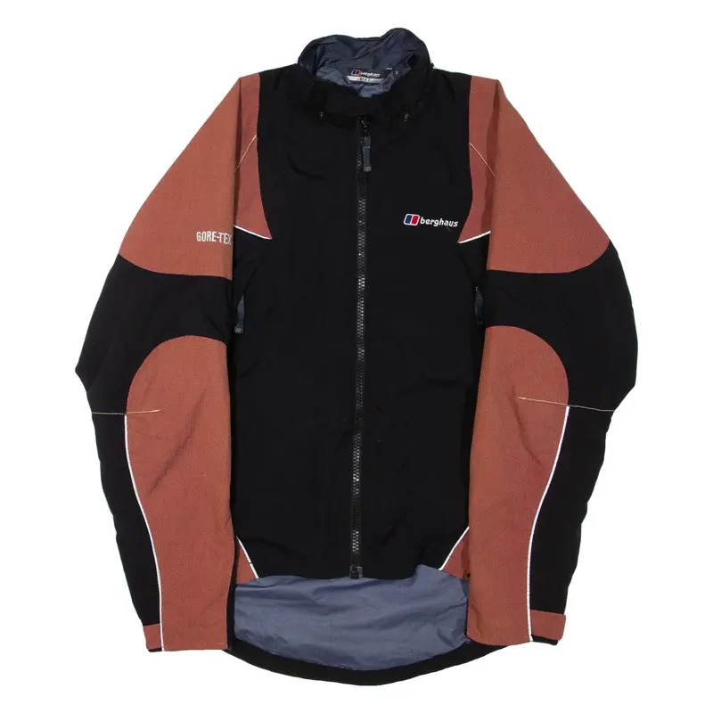 BERGHAUS Bike Mens Jacket Black Nylon Colourblock S