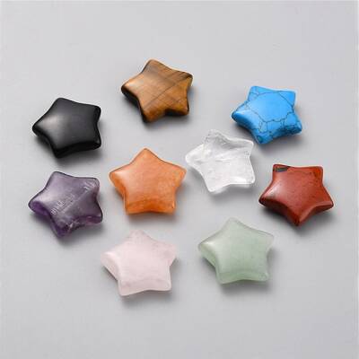 Natural & Synthetic Mixed Gemstone Beads