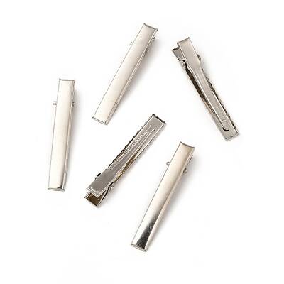 Iron Alligator Hair Clips Findings