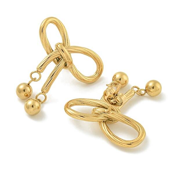 Ion Plating(IP) 304 Stainless Steel Stud Earrings