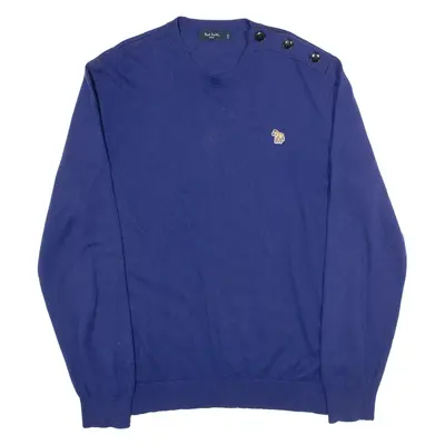 PAUL SMITH Womens Jumper Blue 2XL