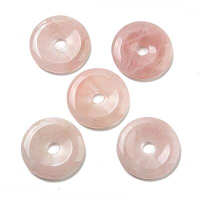 Natural Rose Quartz Pendants