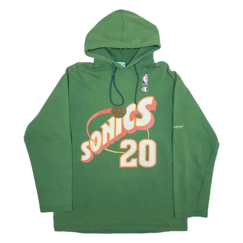 CHAMPION Sonics 20 Womens Green Hoodie M