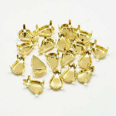 201 Stainless Steel Sew on Prong Settings