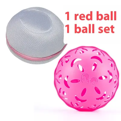 Household Anti Deformation Bra Cleaning Ball | Specifications: Rose Red Ball Cover