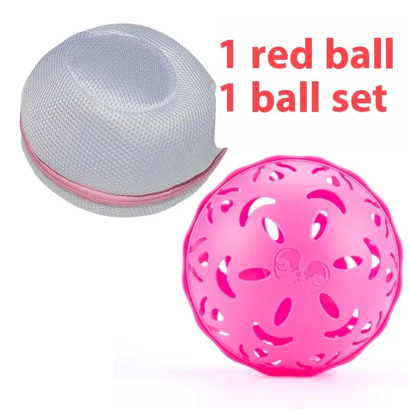 Household Anti Deformation Bra Cleaning Ball | Specifications: Rose Red Ball Cover