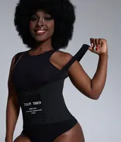 Sculpt Touch Hourglass Bodysuit – Women's Sleeveless Shapewear with Adjustable Straps | Seamless Fabric for Comfortable All...