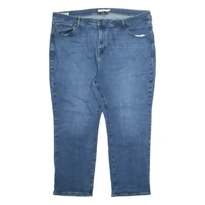 LEVI'S Womens Jeans Blue Relaxed Tapered Stone Wash W48 L27