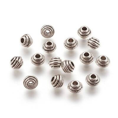 Tibetan Style Alloy Spacer Beads