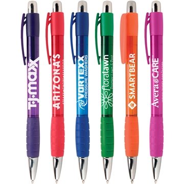 250 Custom Belize Pen - Retractable & Translucent