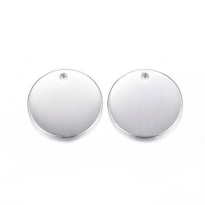 Tarnish Resistant 201 Stainless Steel Stamping Blank Tag Pendants