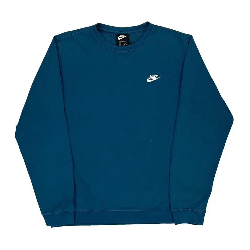 Sportswear Nike Sweatshirt - Large Blue Cotton
