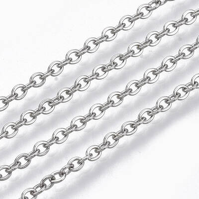Tarnish Resistant 304 Stainless Steel Cable Chains