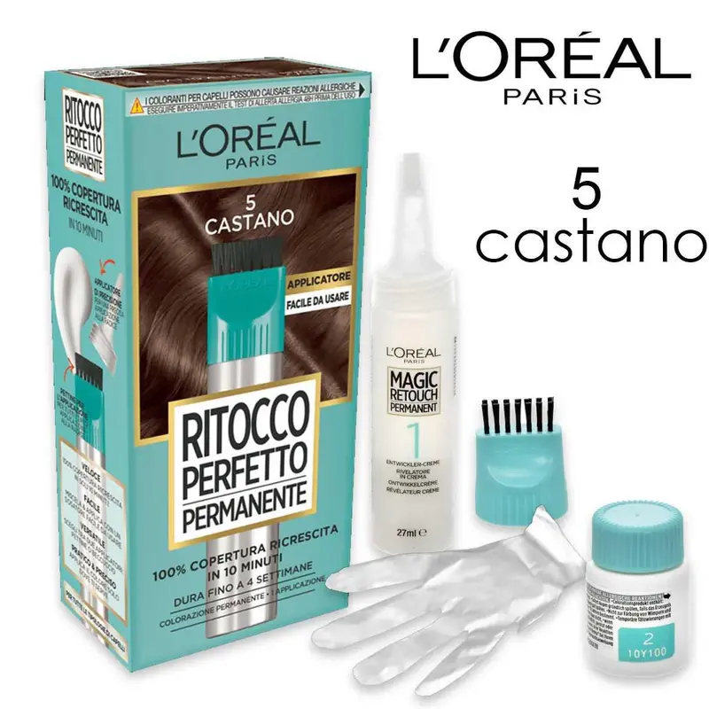 L'oreal perfect permanent touch up 5 brown