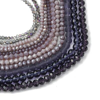 Electroplate Glass Beads Strands