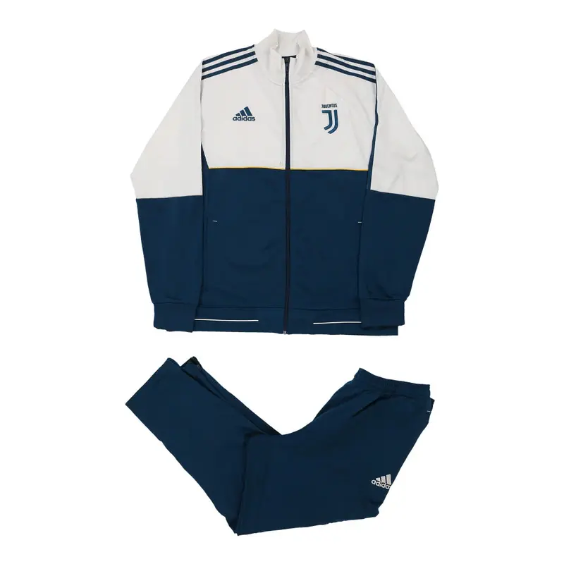 Juventus FC Adidas Football Full Tracksuit - XL Block Colour Polyester