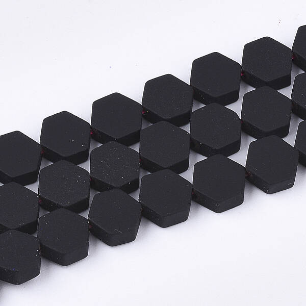 Spray Painted Non-magnetic Synthetic Hematite Beads Strands