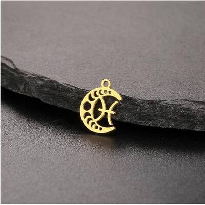 Real 18K Gold Plated 304 Stainless Steel Pendants