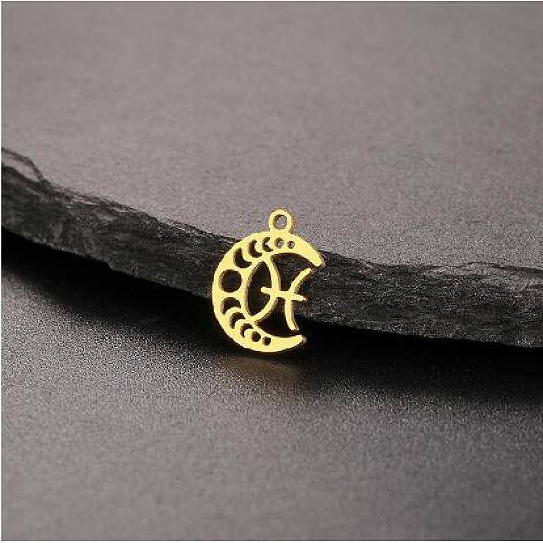 Real 18K Gold Plated 304 Stainless Steel Pendants