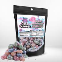 Goso Gummies Sour Cotton Candy Gusher Bombs 6oz Bag