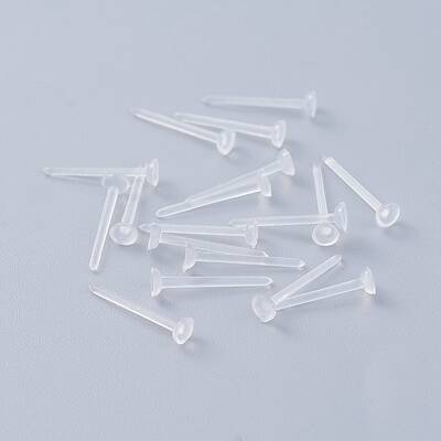 Eco-Friendly Plastic Stud Earring Findings