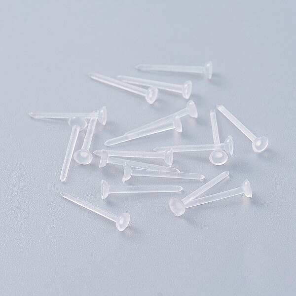 Eco-Friendly Plastic Stud Earring Findings