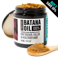 Hotana 100% Unrefined Batana Oil from Honduras – Fuller, Thicker Hair for Women & Men, Silky Conditioning, Frizz Control & ...