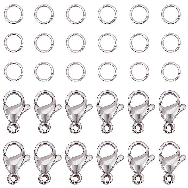 304 Stainless Steel Lobster Claw Clasps