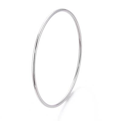 304 Stainless Steel Plain Bangles For Women