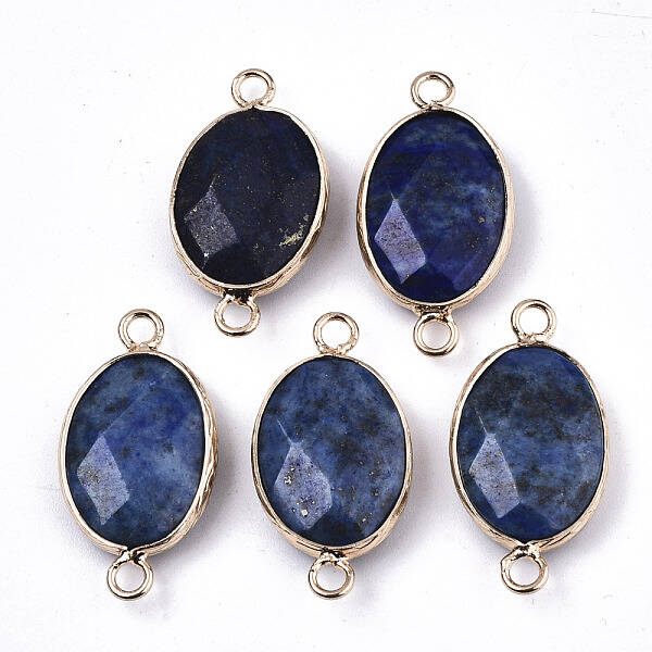 Natural Lapis Lazuli  Links Connectors