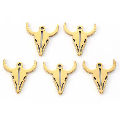 PVD Vacuum Plating 304 Stainless Steel Charms