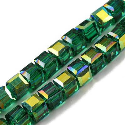 Electroplate Glass Beads Strands