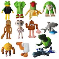 New Tung Tung Tung Sahur Tralalero Tralala Sharks Plush Toys Anime Peripheral Stuffed Doll Pillow Funny Toy Kids Birthday Gif...