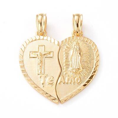 Brass Split Pendants