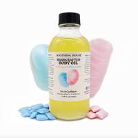 Bubblegum Cotton Candy Body Oil - 4 oz with Dropper Included - Hydration & Moisturization with Jojoba and Sweet Almond Oils