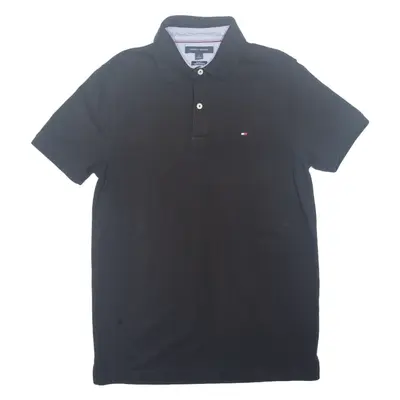 TOMMY HILFIGER Slim Fit Mens Polo Shirt Black M