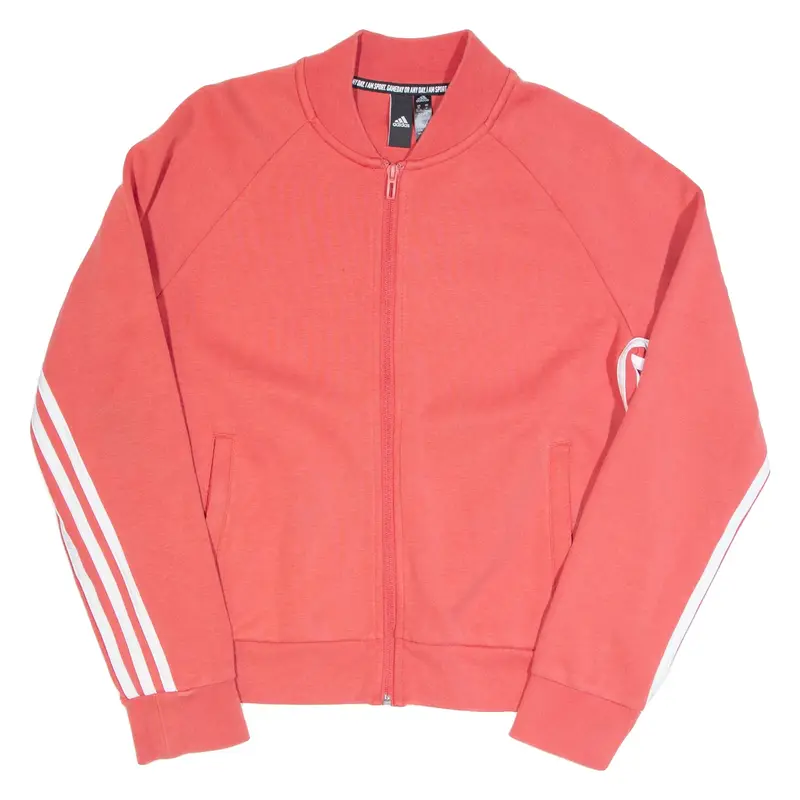 ADIDAS Womens Track Jacket Pink M