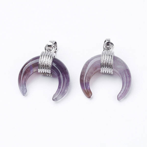 Natural Amethyst Pendants