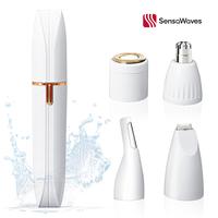 Eyebrow Nose Electric Trimmer Brow 4-in-1 Rechargeable Facial Hair Removal & Eyebrow Shaver Waterproof, Bikini Body Razor for...