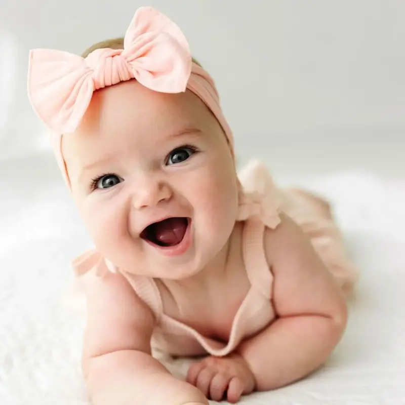 Baby Bling® Classic Knot soft nylon knot bow headband