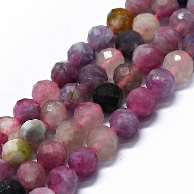 Natural Plum Blossom Tourmaline Beads Strands