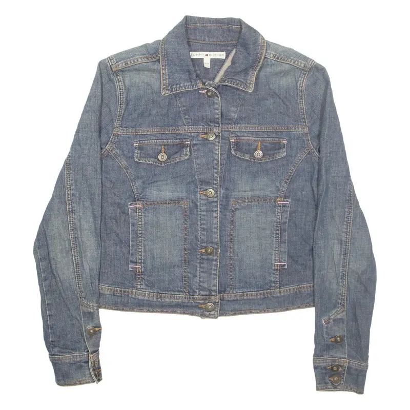 TOMMY HILFIGER Womens Denim Jacket Blue M