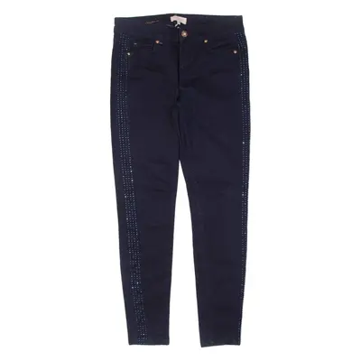 TED BAKER Bedazzled Womens Jeans Blue Regular Straight W26 L29