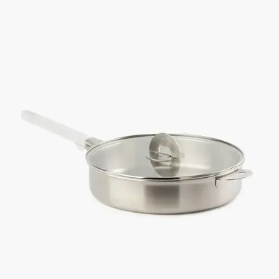 Stackware Separates Braiser Pan | Color: Snow