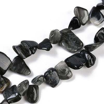 Natural Eagle Eye Stone Nuggets Beads Strands