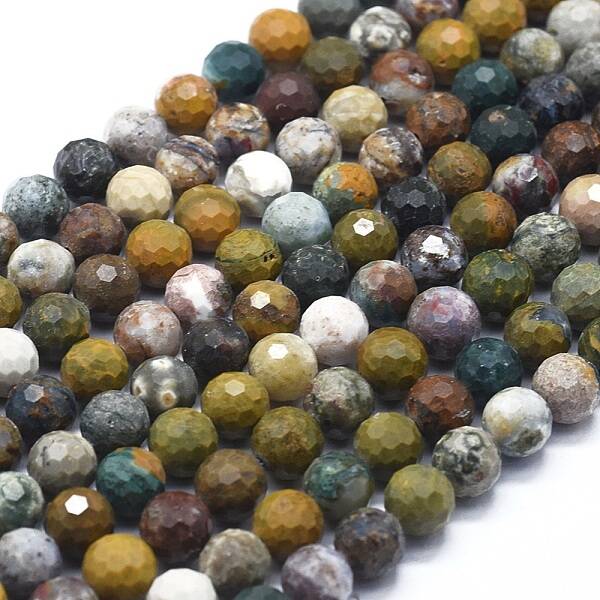 Natural Ocean Jasper Beads Strands