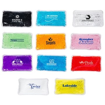 100 Customized Mini Aqua Pearls Hot Cold Pack - Reusable